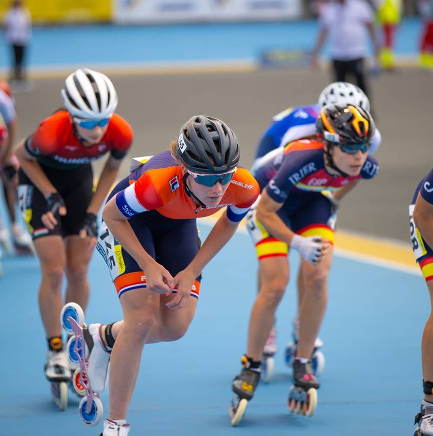 Helemaal naar de vaantjes, maar Lianne van Loon slaagde erin genoeg punten te pakken voor brons.