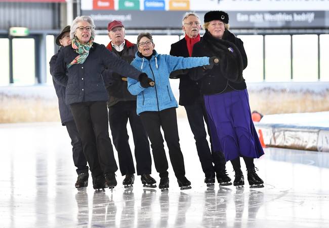 Team Dordrecht-Utrecht in 'de koets' - NK Hoorn 2021