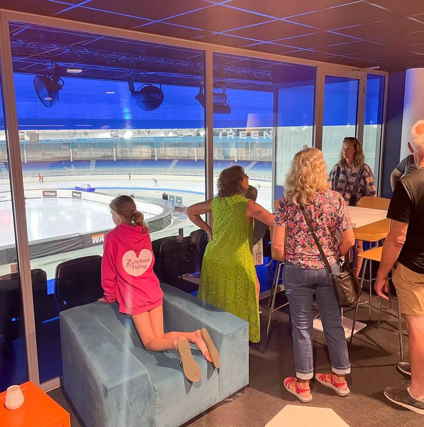 Een kijkje in de Koninklijke lounge van Thialf