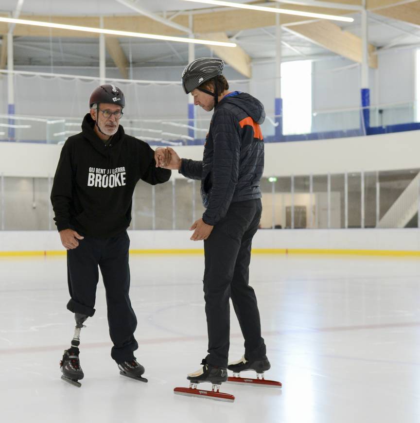 Paraschaatsen met Caspar en Jeroen