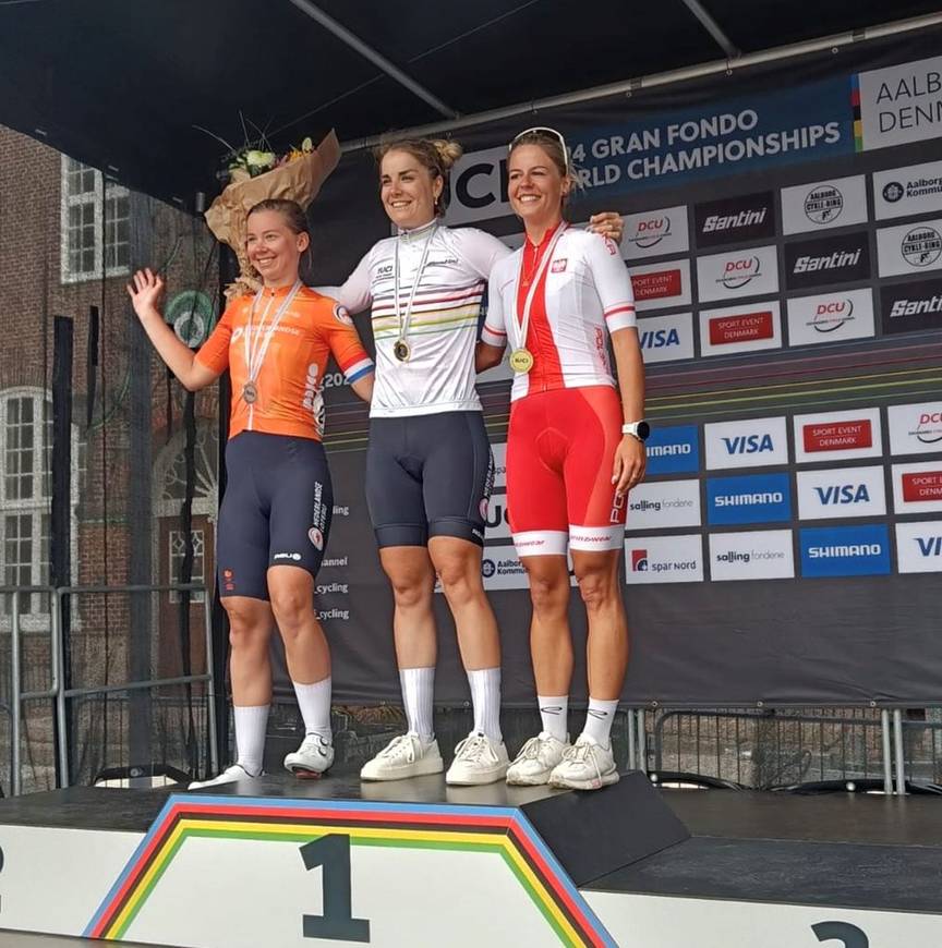 Arianna Pruisscher op het podium