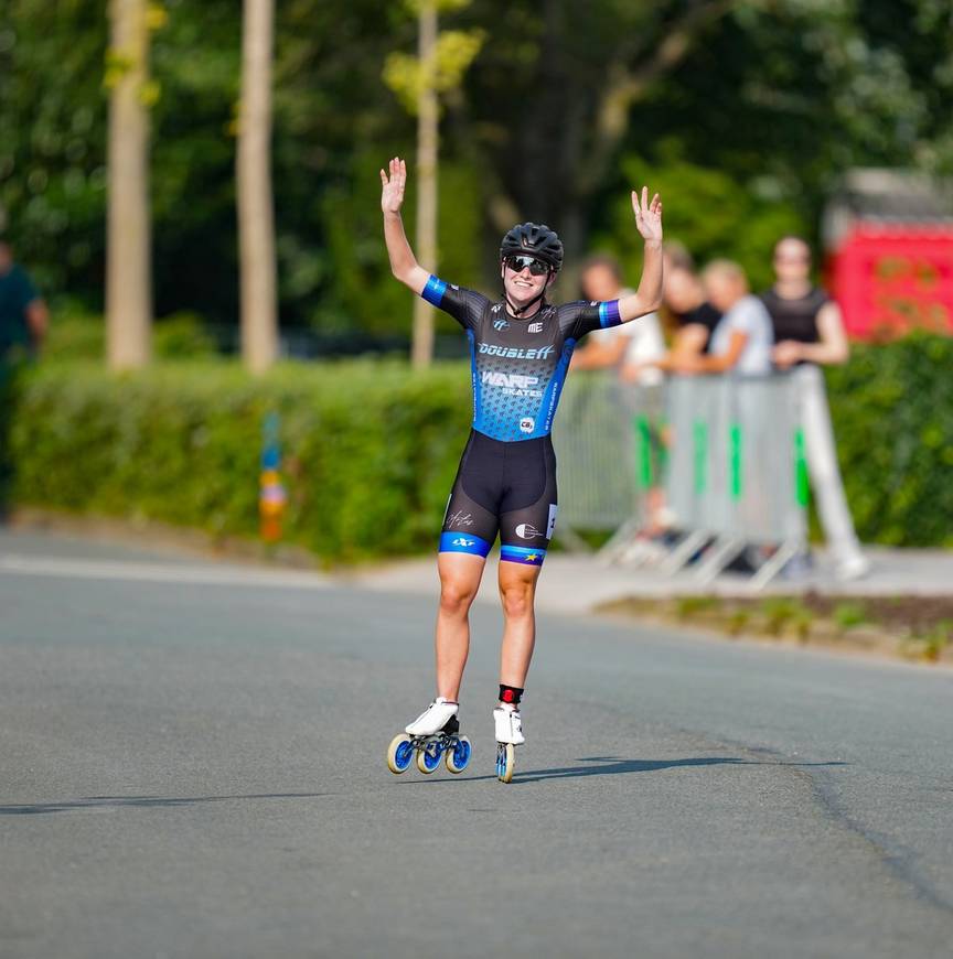 Van Loon pakte haar tweede zege van het seizoen in de Marathon Inline Cup.